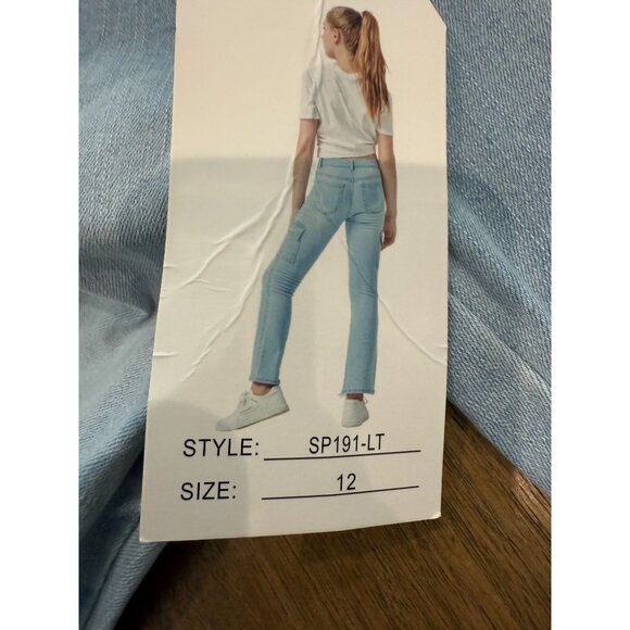 Denim Diva GIrl's Flare Jeans, size 12, NWT - Picture 4 of 11